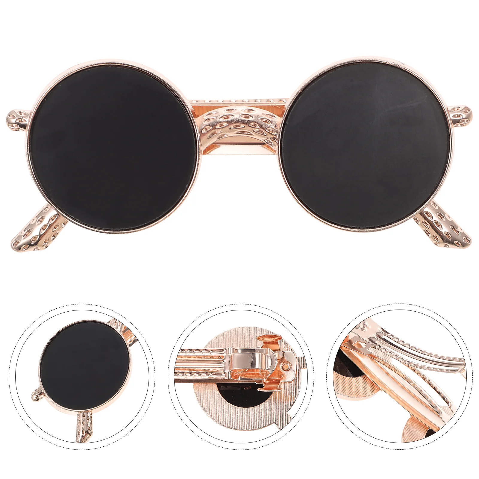 

Hair Clip Metal Hairpin Sunglasses Shape Barrette Creative Headwear Hair Accessory