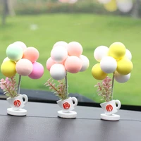 cartoon color soft shaking head advertising balloon decoration car accessories car decoration auto accessories gifts for girls
