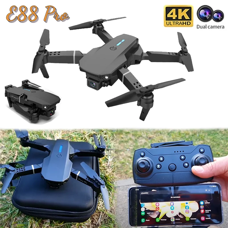 

2023 New E88 Pro Drone With Camera Hd 1080p Wide Angle HD Camera Height Fixed Remote Control Foldable Quadrotor Helicopter
