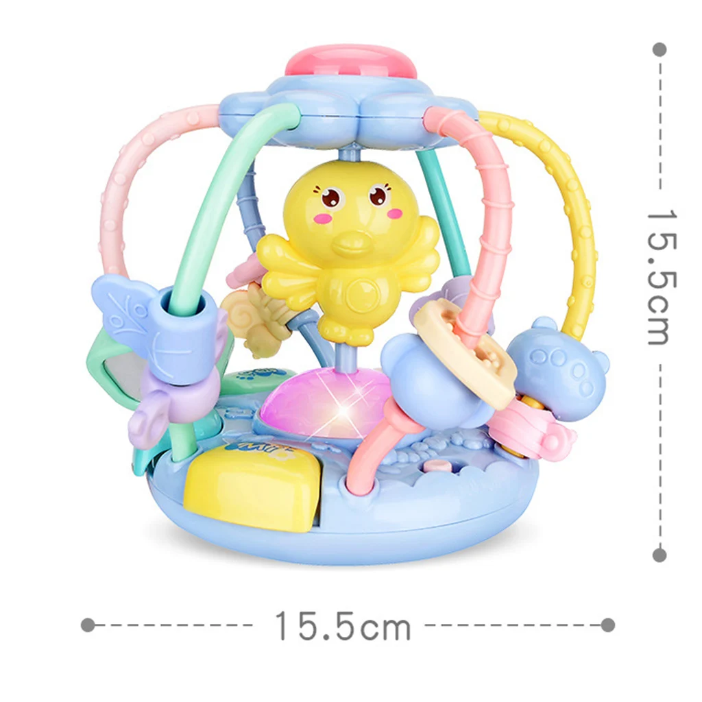 

Grasping Teether Ball Kids Baby Rattle Funny Infant