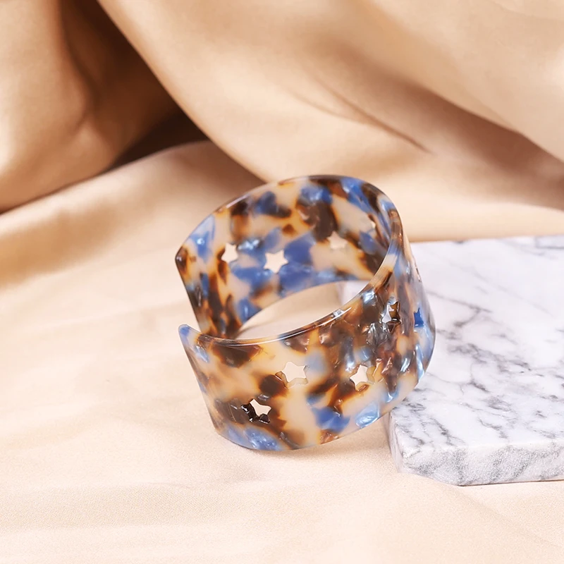 Ацетатные браслеты модные простой дизайн очаровательные для женщин ювелирные