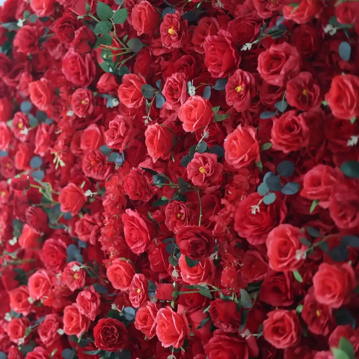 3D Смешанные Цветочные серии красная Роза пион зеленые фотообои на день рождения