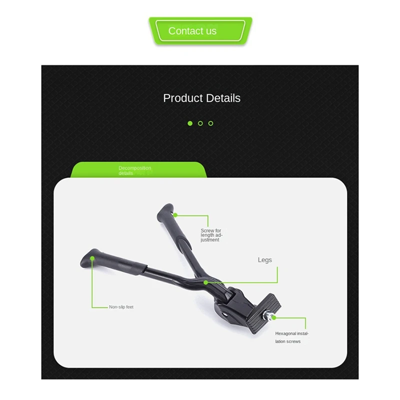 Подставка для ног дорожного горного велосипеда Стояночная стойка 24 29 дюймов