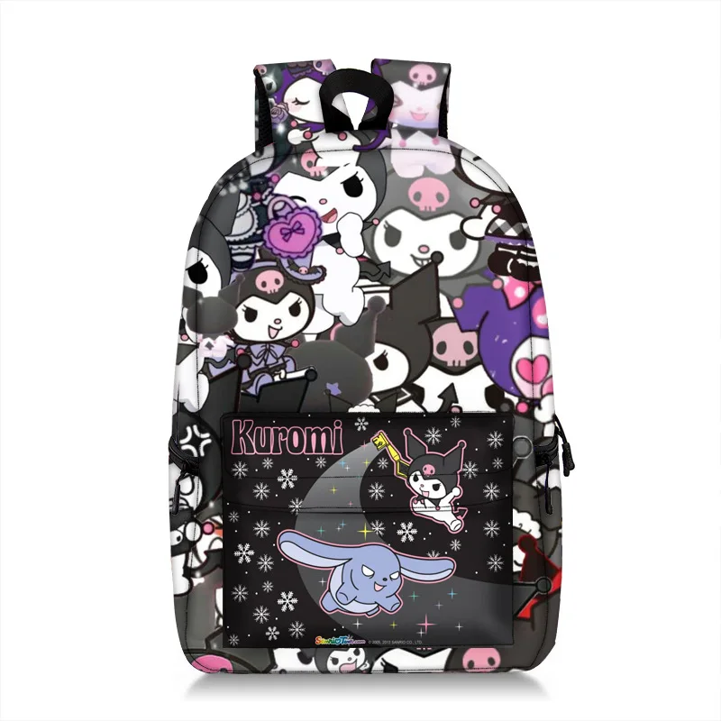 

Новинка 2023, школьный рюкзак аниме Sanrio Kurumi для учеников начальной школы, удобные рюкзаки на плечо с принтом аниме для снижения нагрузки