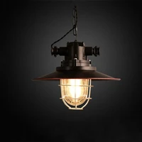 pendant lamps retro loft waterproof glass lamp vintage shade chain hanging light indoor single head outdoor lighting for stair