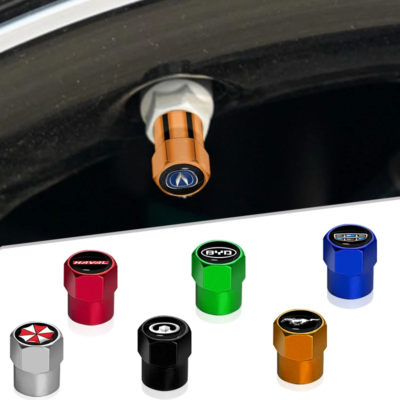 

4 Pcs Tire Valve Stem Caps for Skoda Octavia 2 3 Kodiaq Rapid Fabia 3 Karoq 2016-2021 Mk2 Mk3 A5 A7 Superb 2021 Car Accessories