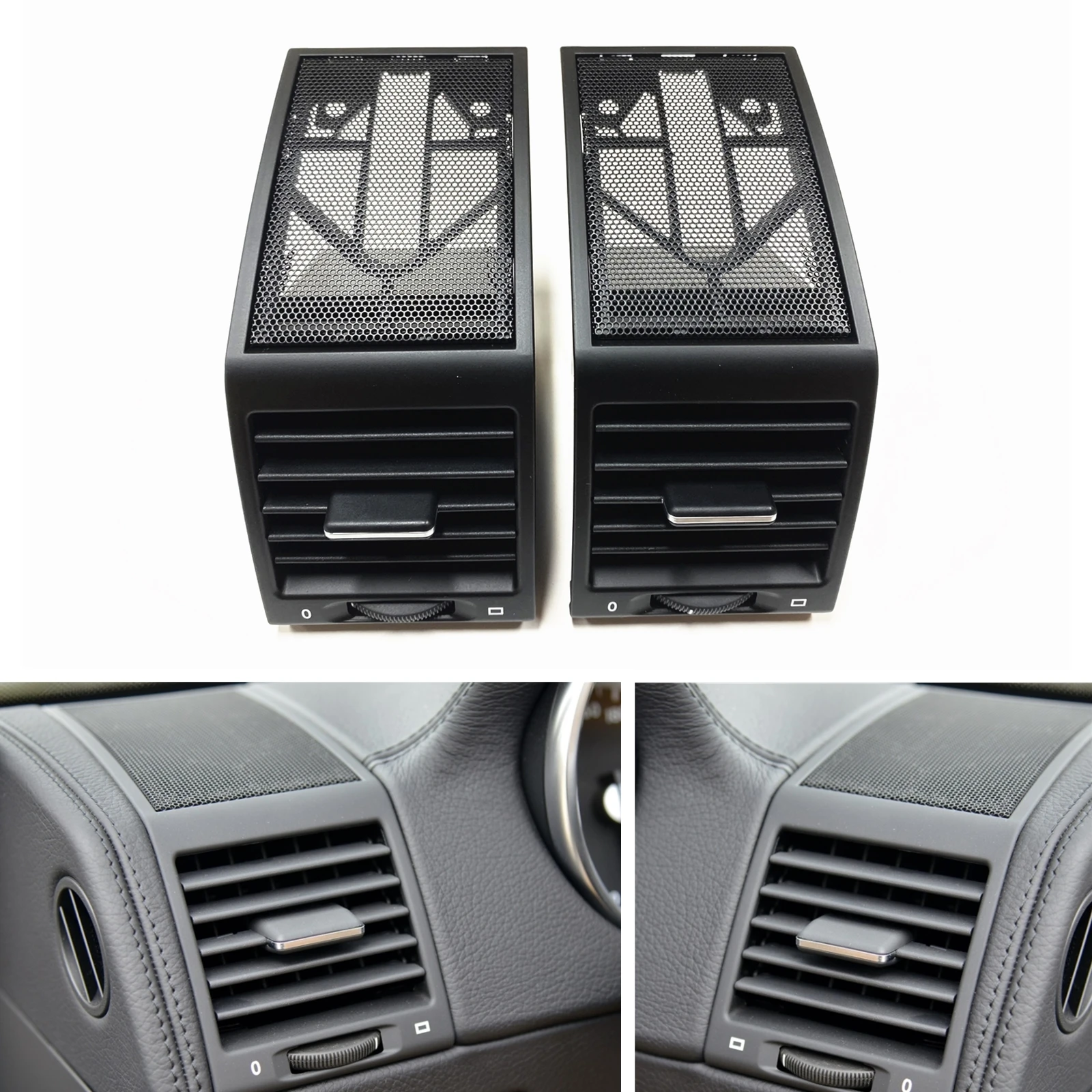 

Conditioner Dashboard Air Vent Outlet Dash Grill Mesh Panel Grille Trim For Mercedes Benz G Class W463 2004-2018