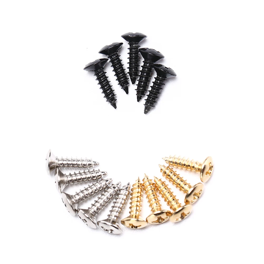 Винты для электрогитары 25 шт. установки задней пластины Pickguard золотой серебряный