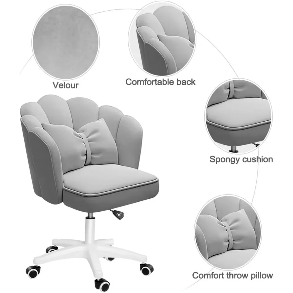 Офисное кресло милый компьютерный стул с лепестками портативные складные стулья