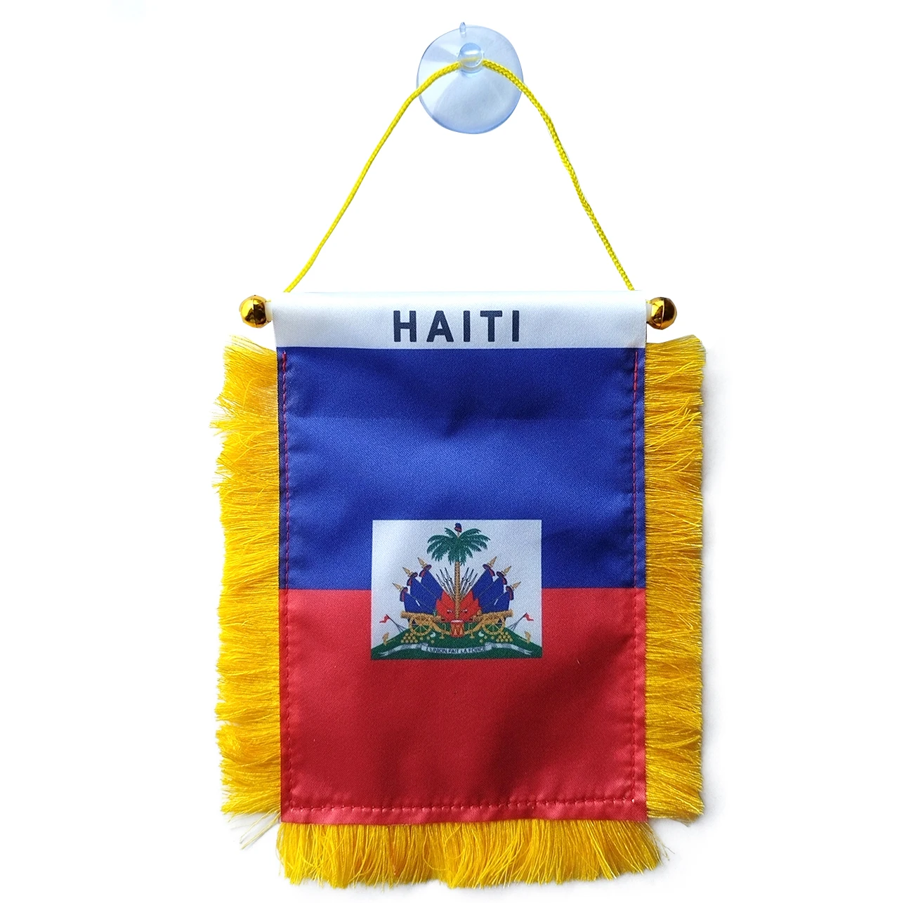 

4 X 6 Inch National Banner Haiti Window Hanging Flag