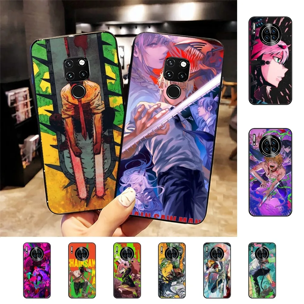 

Anime Chainsaw Man Phone Case For Huawei Mate 10 20 30 40 50 Lite Pro Nova 3 3i 5 6 SE 7 Pro 7SE