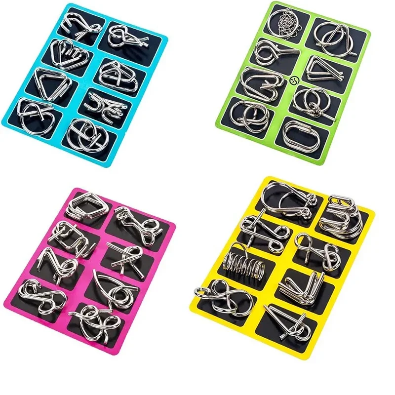 8 шт./набор детские развивающие игрушки-головоломки