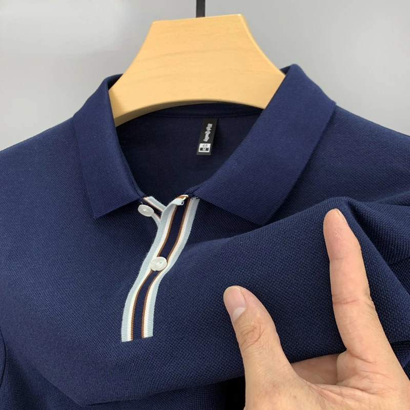 Мужская поло Zhudi из хлопка