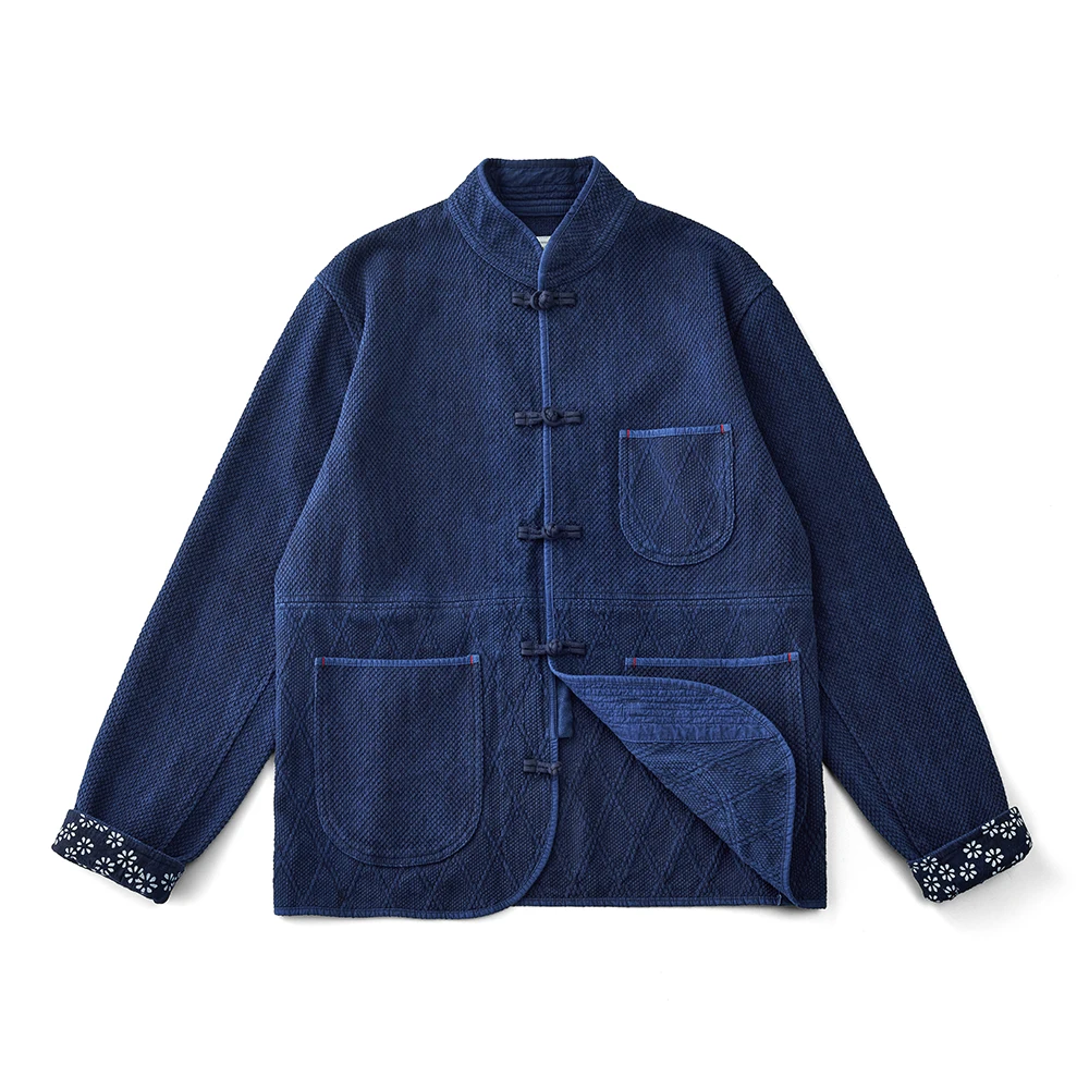 Men Autumn Winter New Multi-pocket Long Sleeve Jacket Cotton