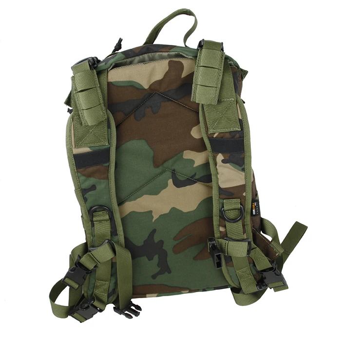 Outdoor Sports Airsoft Military Hiking Camping Backpack Hunting Tactical Equipment Backpack Woodland Domestic 500D Fabric