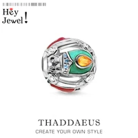 beads colourful beetle bug brand new 925 sterling silver europe jewelry accessories gift for women men