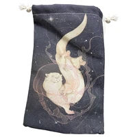 tarot card pouch linen drawstring bag drawstring tarot bags drawstring pouch for jewelry christmas gifts party favors small