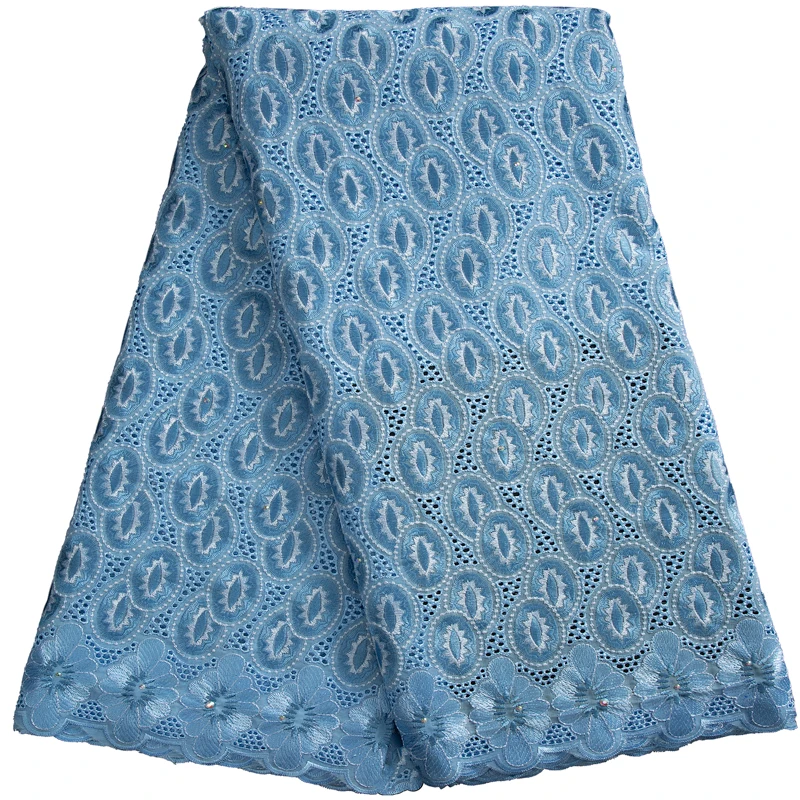 

Африканская Хлопковая кружевная ткань Kalume, высокое качество, нигерийская 2023 швейцарская вуаль, кружевная ткань, материал для свадебного платья, пошива F3311