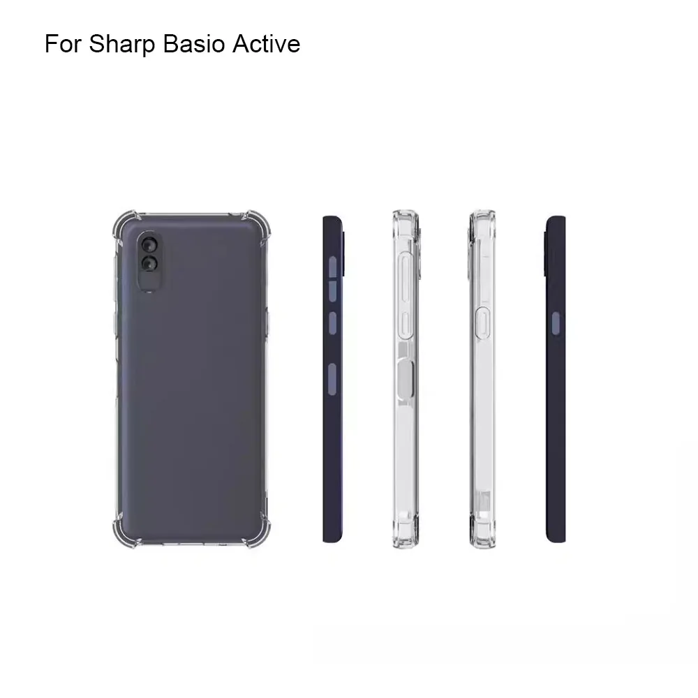 Чехол для Sharp Basio Active, прозрачный защитный чехол A201SH SHG09 Basio Active2 SHG12, противоударный силиконовый чехол Coque Fundas (art.: 3920d8d117ded) - 3920d8d117ded