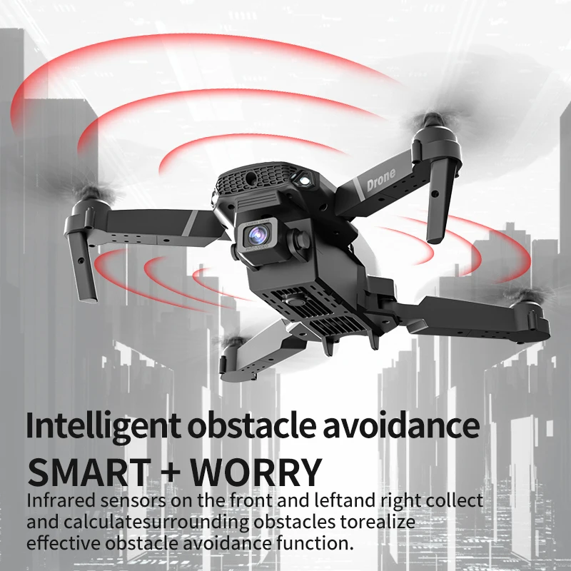 

KBDFA 623 Three-Sided Obstacle Avoidance 4K Aerial Photography Drone Folding Optical Flow Fixed Height Hovering Drone Toy Gift