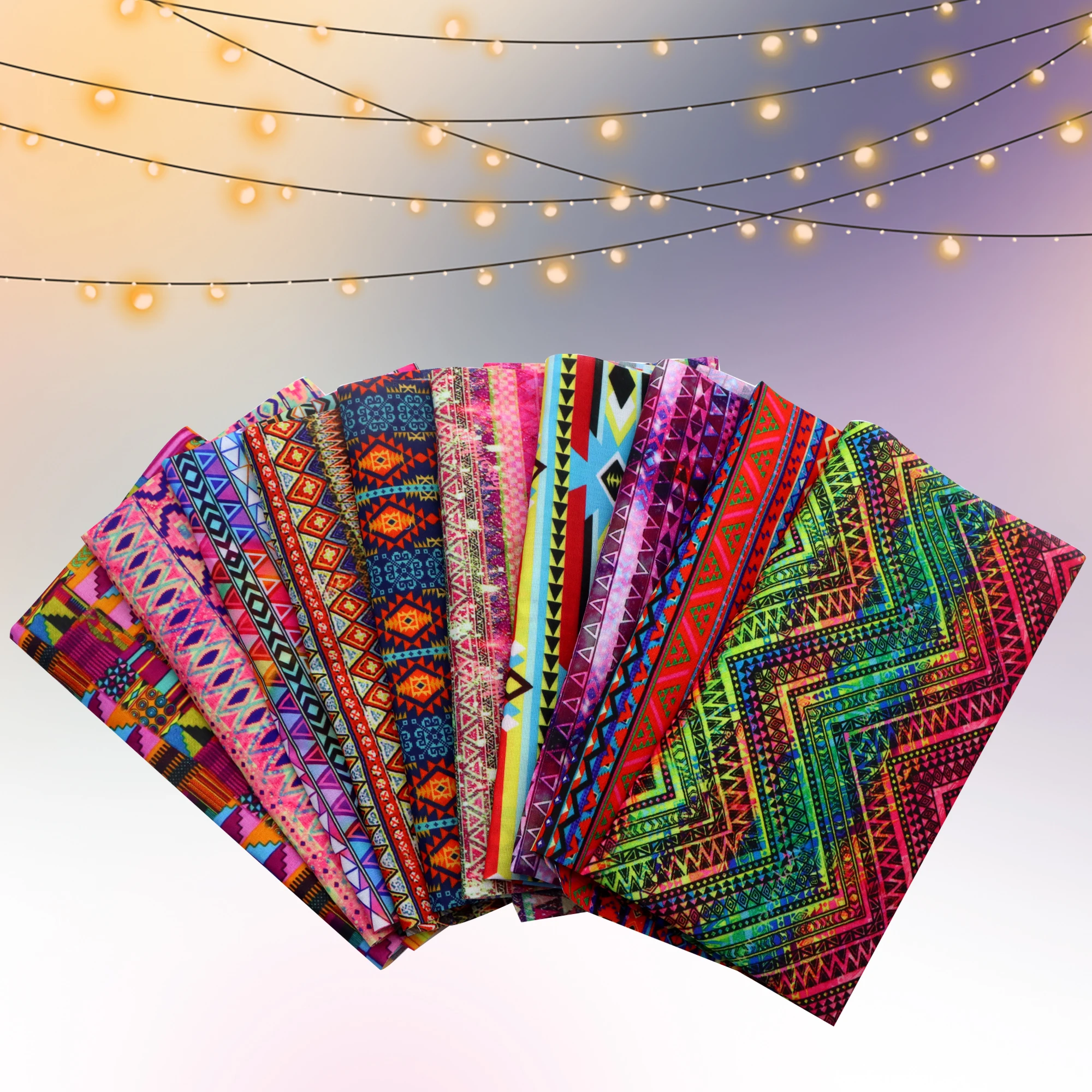 10 шт. 20*33 см ацтекский тройной узор в этническом стиле полиэстер хлопчатобумажная