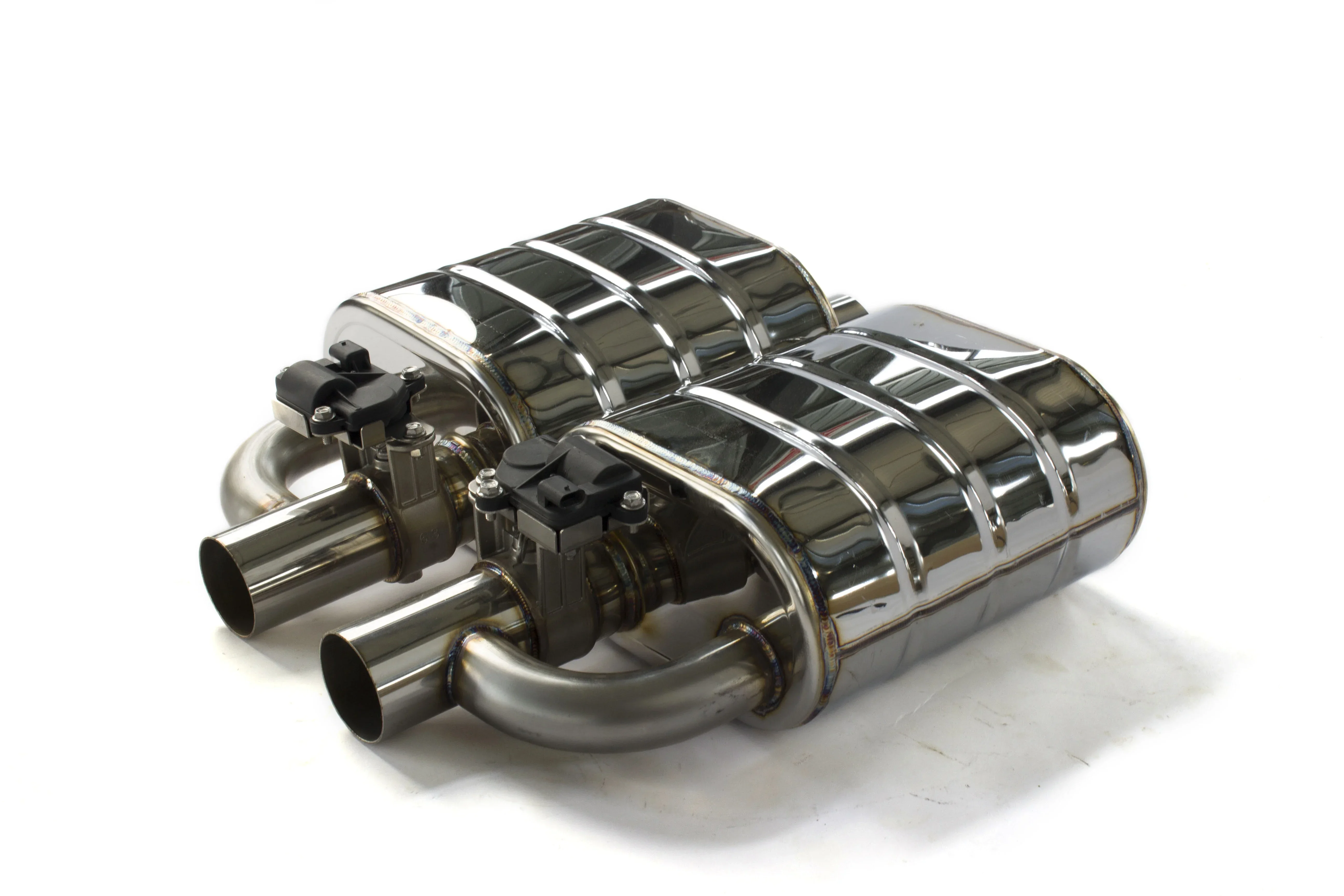 Универсальный автомобильный выхлоп ss304 2 в 1 электрический глушитель valvetronic