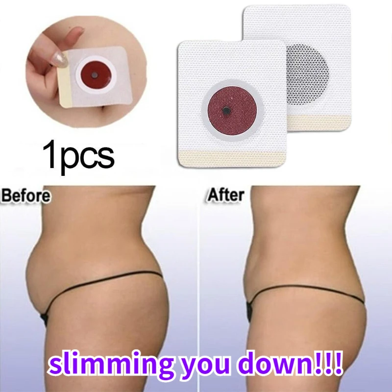 

Fat Burning Slim Patch Chinese Medicine Slimming Navel Sticker Lose Weight Slim Down Belly Pach Medical Plaster For Women or Man