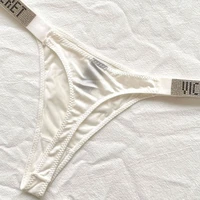 lace letter rhinestone thongs sexy women panties cotton brand design comfort seamless underwear low waist lingerie g string