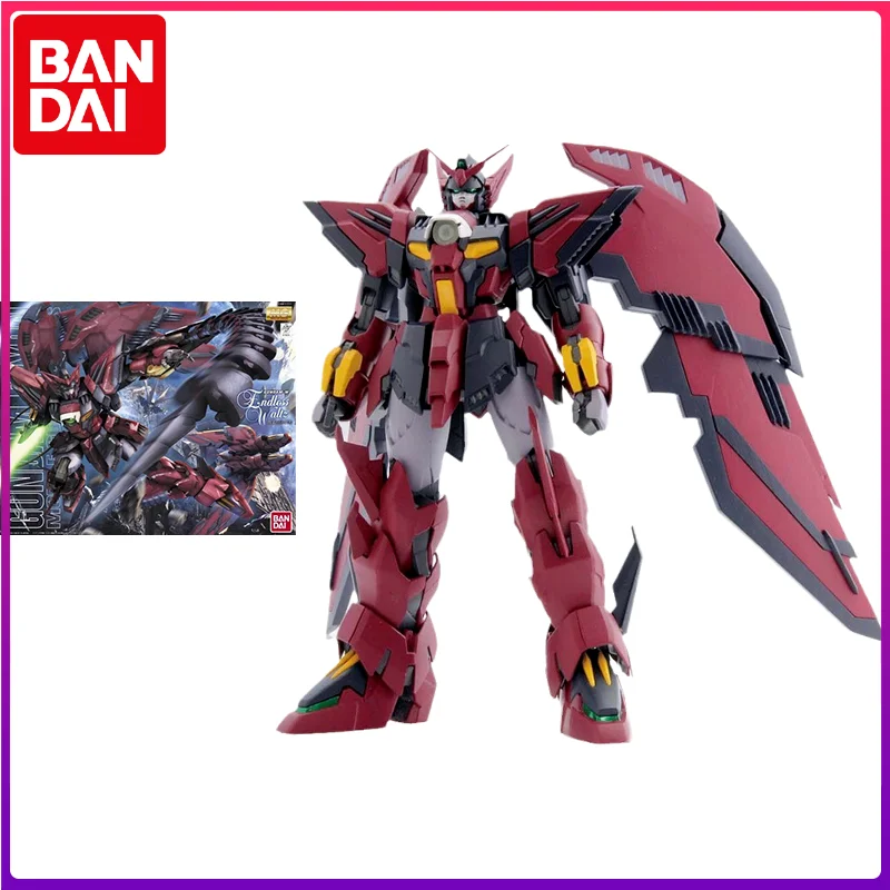 

Bandai Original Gundam Model Kit Anime Figure MG 1/100 Epyon Gundam Action Figures Collectible Ornaments Toys Gifts for Kids
