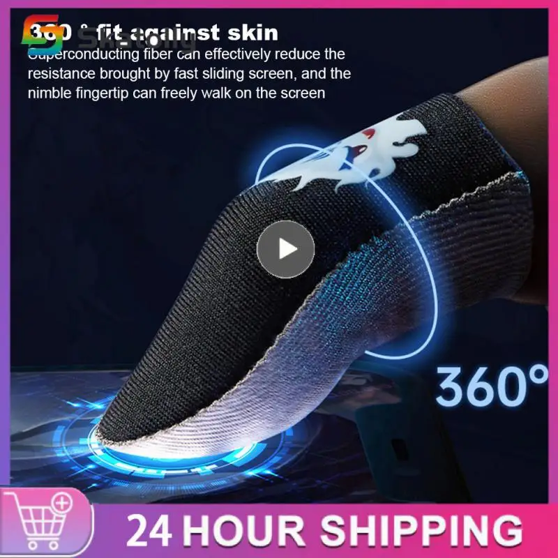 

For Switch Accessories Game Finger Set Ghost Fire Luminous Switch Switch Accessories Gamepad Trigger Anti-sweat