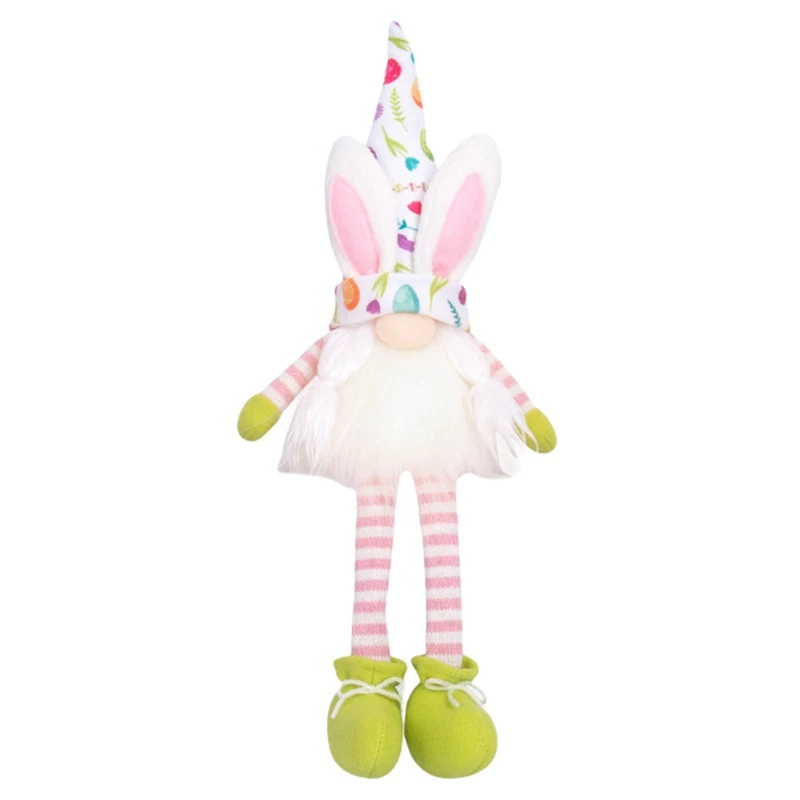 

Пасхальные украшения Rudolph, маленькие подарки, куклы пасхальные кролики с подсветкой, украшения