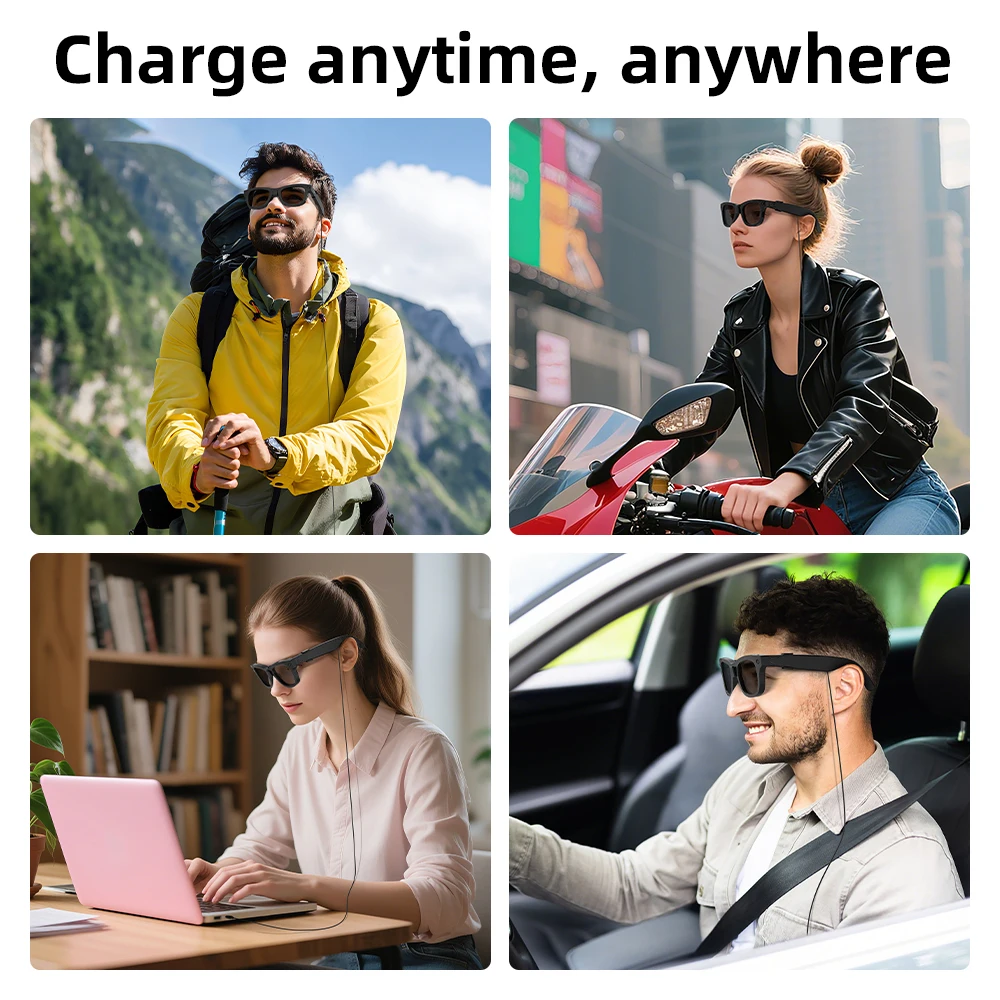Кабель для быстрой зарядки HIBLOKS для очков RayBan Meta Gen2 SkylerWayfarer RW4012RW4006RW4008, аксессуары для умных очков (art.: 3920cdb7eaab9) - 3920cdb7eaab9