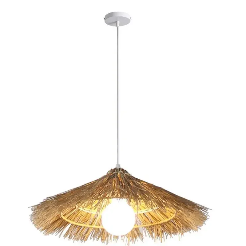 Японская соломенная шляпа из ротанга люстра ваби песчаный ветер кровать и для