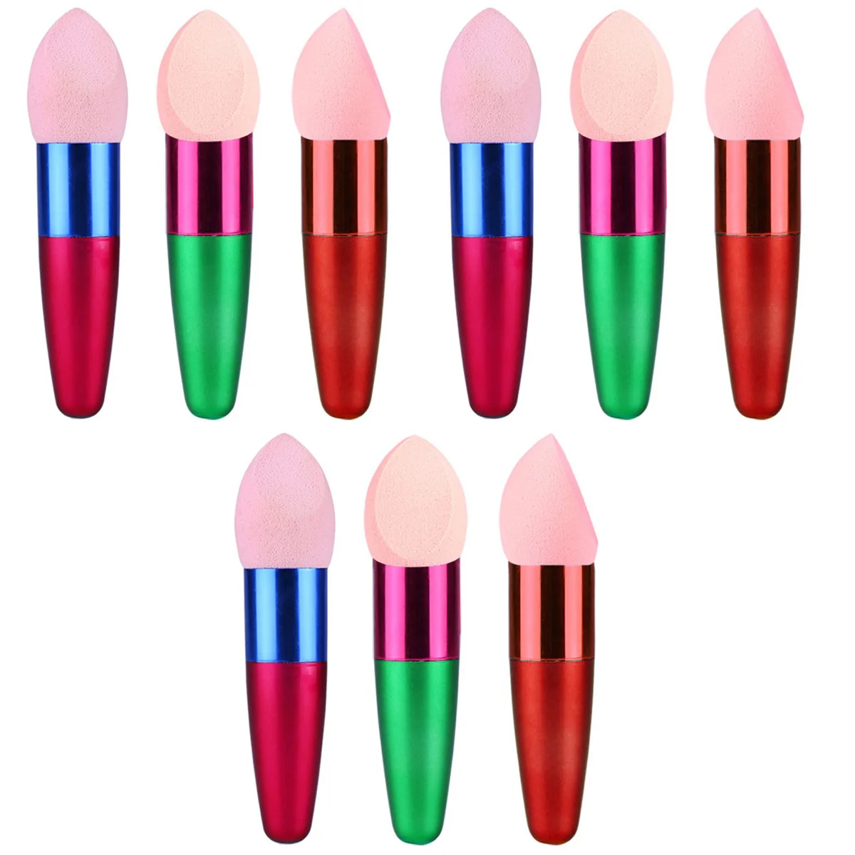 

Brush Makeup Sponge Blender Foundation Puff Brushes Blush Sponges Egg Esponjas Para Maquillaje Mushroom Head Blending Tools