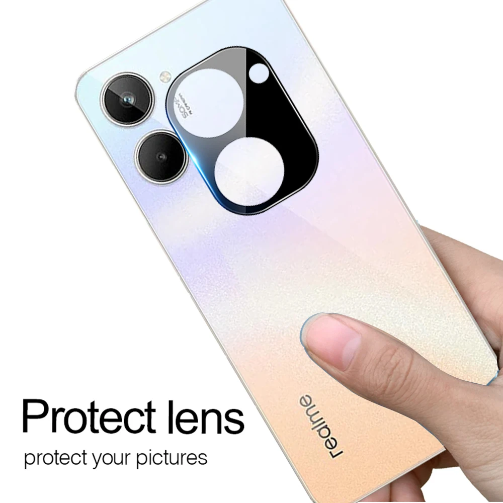 Изогнутое защитное 3d-стекло для объектива камеры 2 шт. Realme 10 Realme10 realmi 4G Защитное