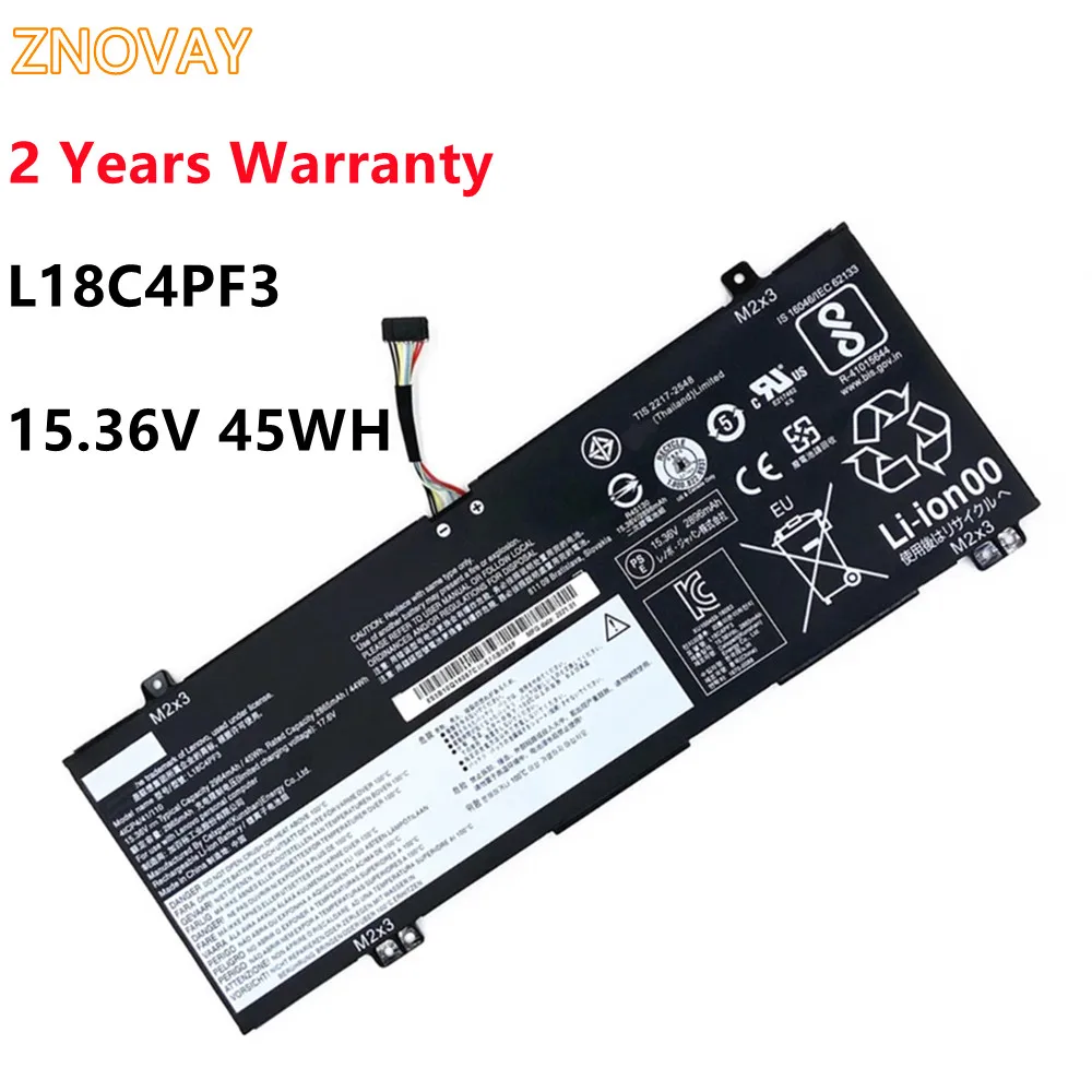 Фото Аккумулятор ZNOVAY L18M4PF4 L18M4PF3 L18C4PF3 L18C4PF4 для Lenovo IdeaPad C340-14API 14IWL S540-14API IML Flex-14API 11.36V 45WH №1