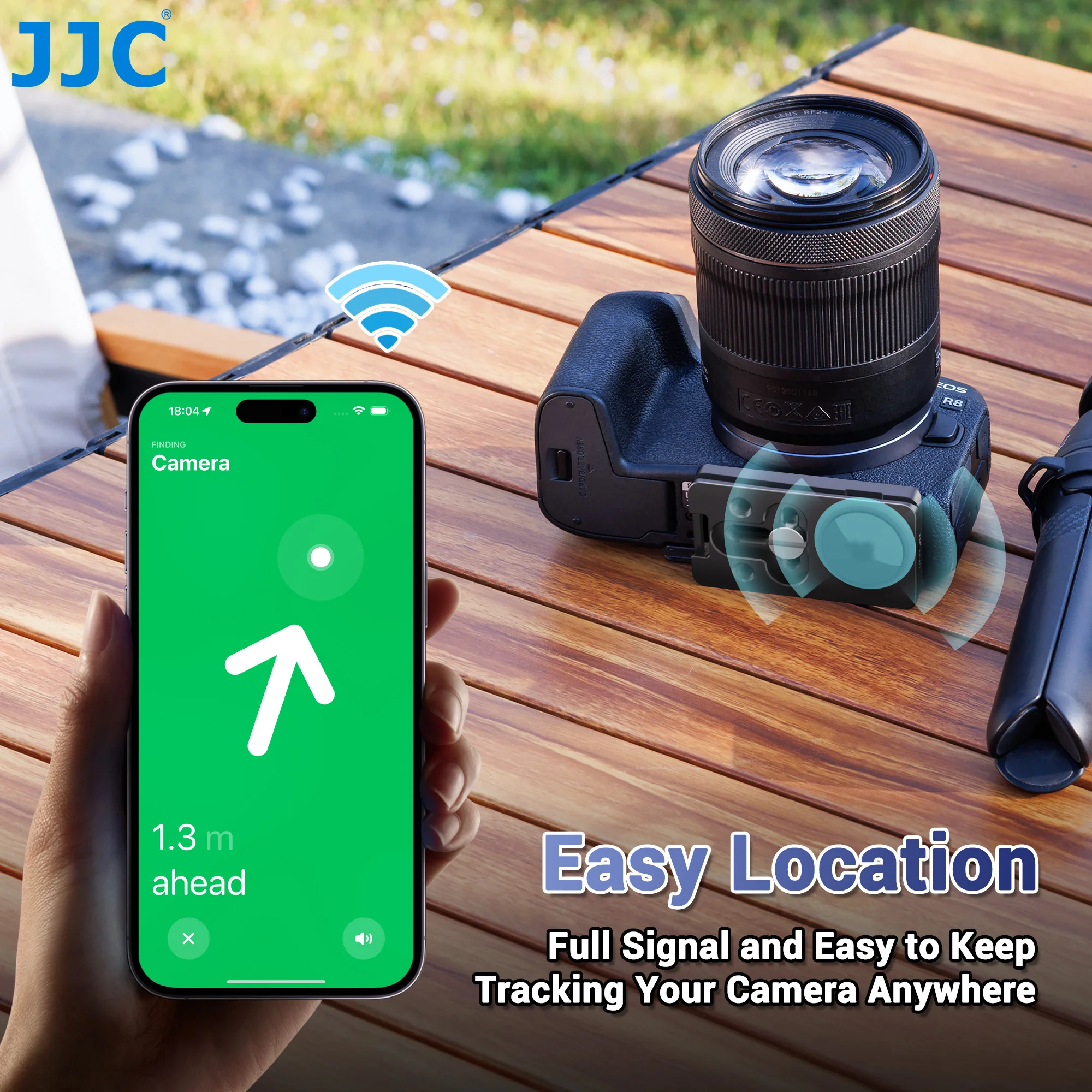 Быстросъемная монтажная пластина JJC AirTag Arca-Type для Sony/Canon/Nikion/Olympu