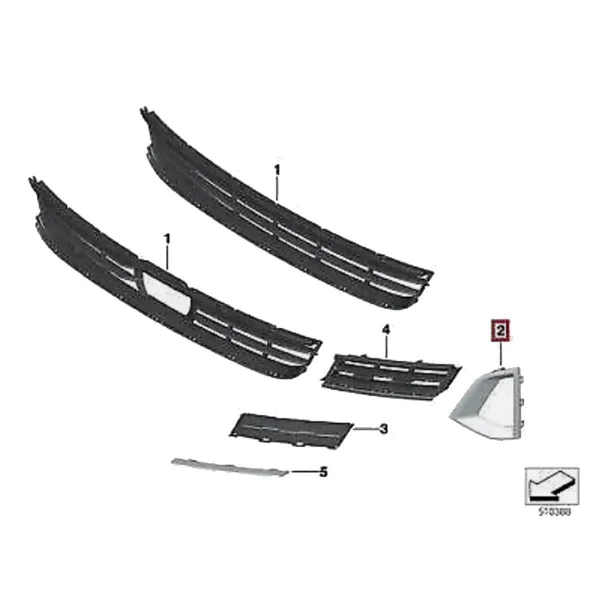 Накладка на передний бампер автомобиля противотуманная фара Frme 51119463481 51119463482 Для