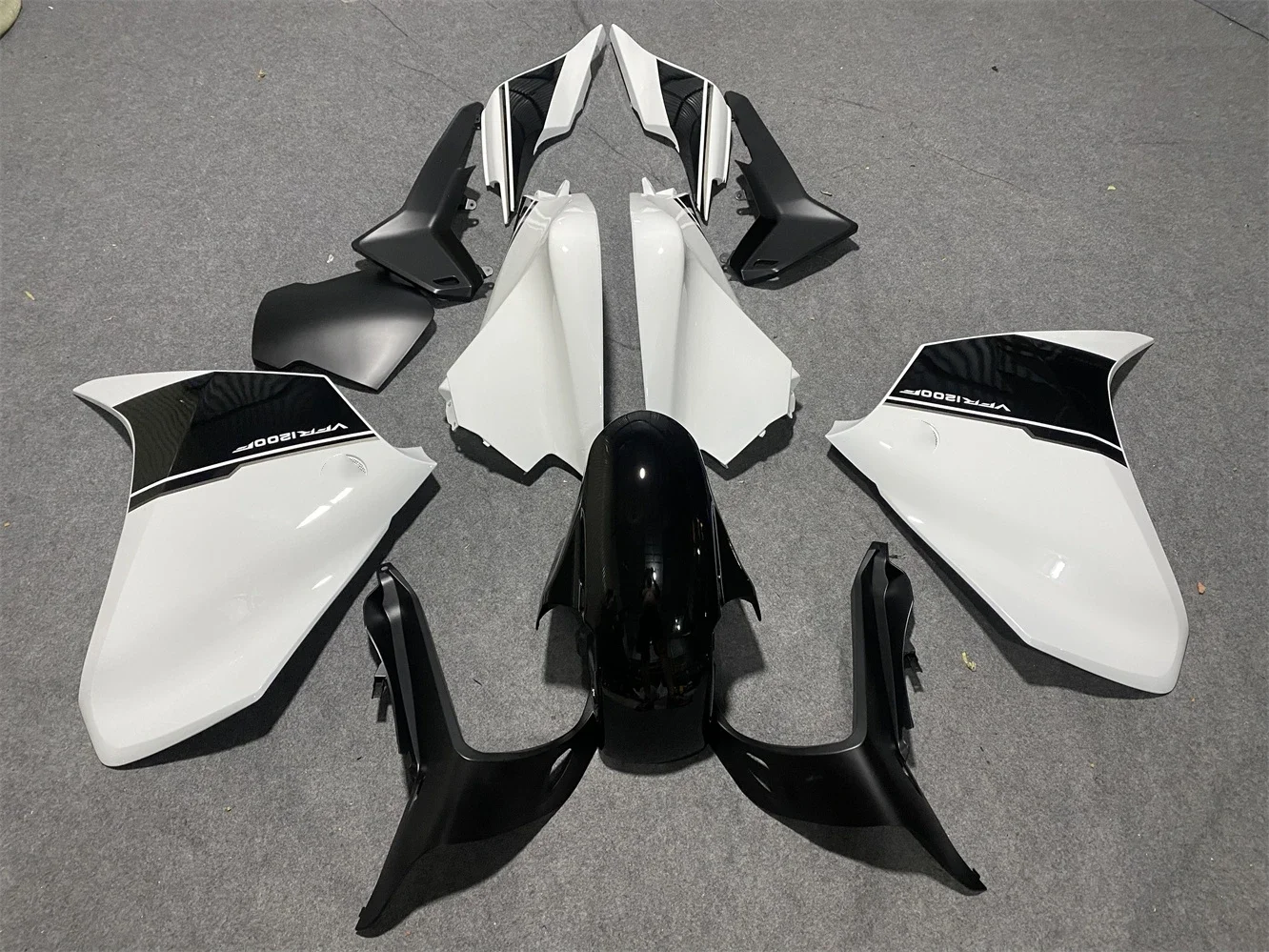 

Комплект обтекателя мотоцикла подходит для VFR1200 10-13 1200 2010 2011 2012 2013 года, обтекатель, черный, белый цвет, корпус мотоцикла