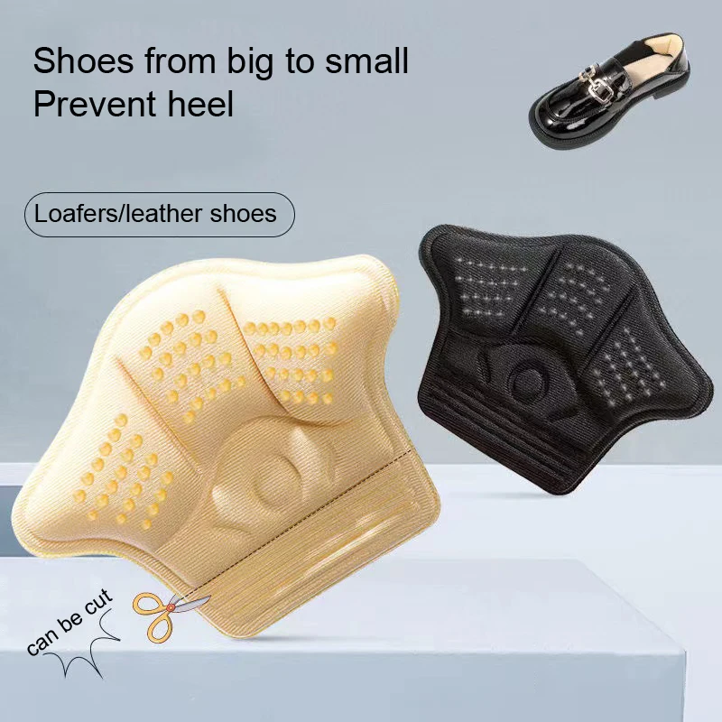 

Heel Sticker Inserts for Women Shoe Protector Sneaker Heel Liners Cushion Sports Heel Pad Can Be Cut Adjust Half Size Pads 1pair