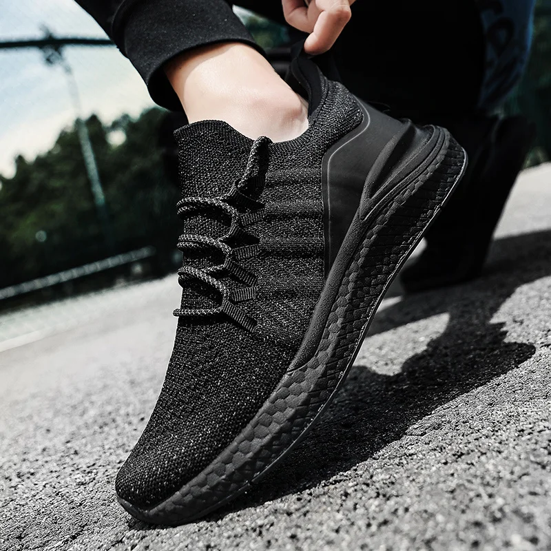 SALUDAS Sneakers 5 Fishbone Locking System Men Sports Shoes Light Running Stretch Breathable Knit Trainers Women Sneakers