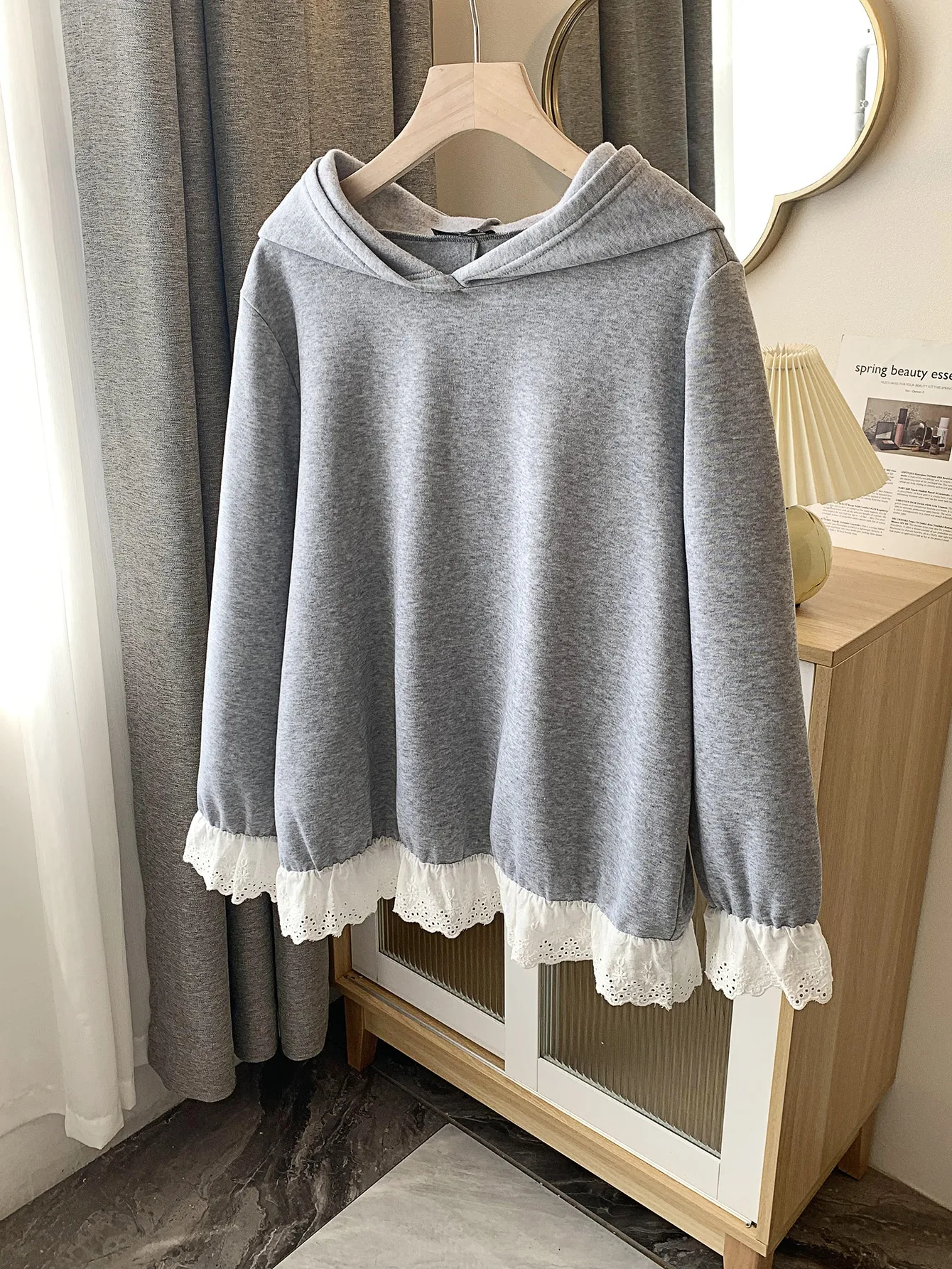 Plus Size 4XL Grey Long Sleeve Zip-up Hoodies Winter Autumn 2022 Fashion Harajuku Sporty Blouses Cotton Loose Casual Sweatshirts