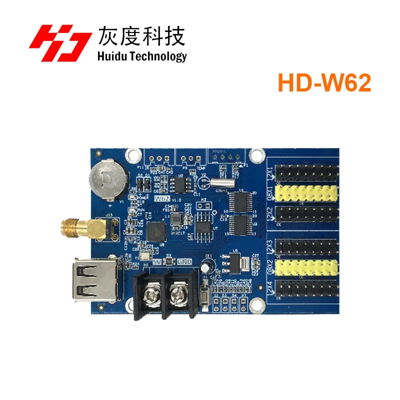 

HD-W62 USB+Wifi P10 LED display module control card, Single&Dual Color led control system