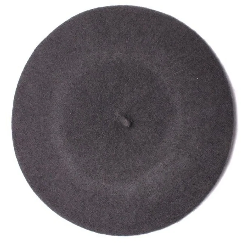 

Autumn Winter Hat Artist Beret Women Painter Hat Girls Berets Female Solid Color Warm Walking Cap Beanies