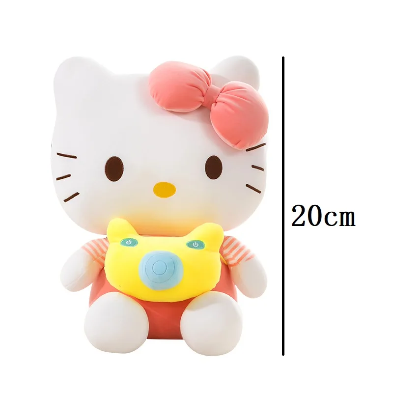 

Original 20cm Stuffed Animals Plush Toys For Girls Hello Kitty Plushie Kawaii Anime Plushes Plushies Cat Gift Hellokitty