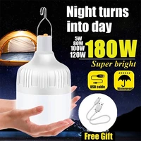 3 modes outdoor usb rechargeable mobile led lamp bulbs emergency light portable hook up camping lights home decor night light