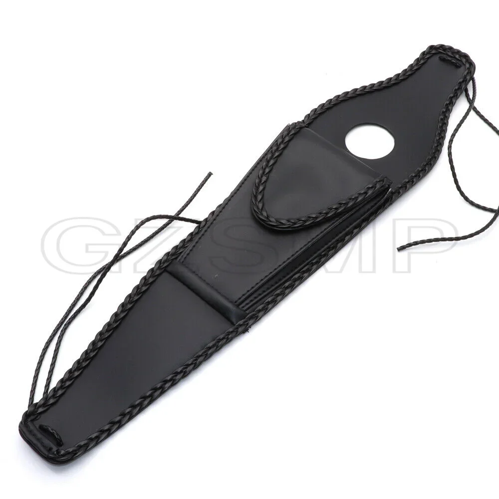 

Крышка топливного бака мотоцикла, панель, нагрудник, бюстгальтер, сумка, отделка, черная искусственная кожа, подходит для Harley Sportster XL 48 883 1200