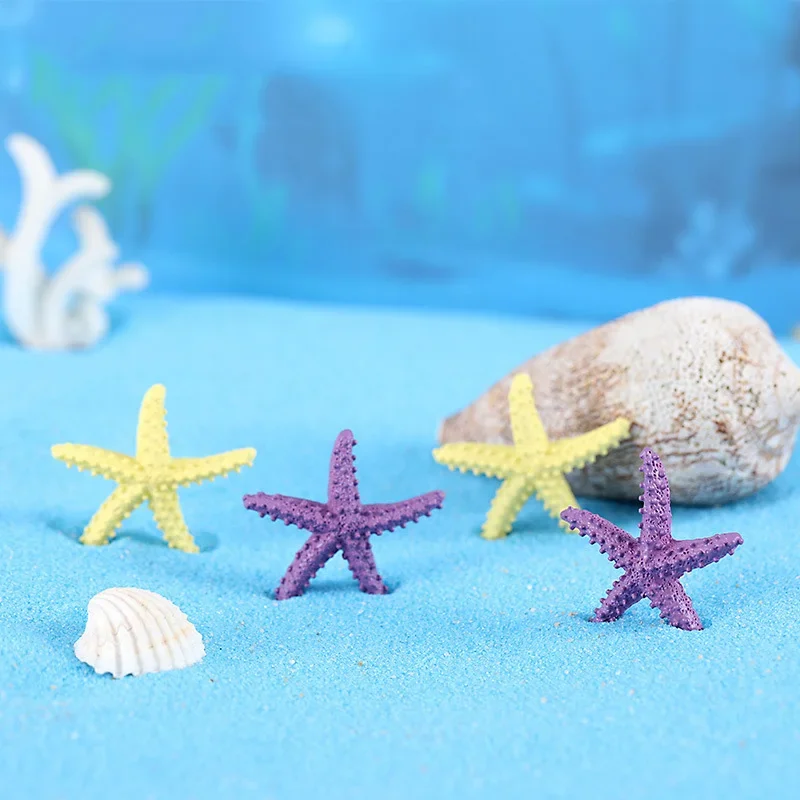 2 шт. украшение для аквариума средиземноморская смола морские звезды