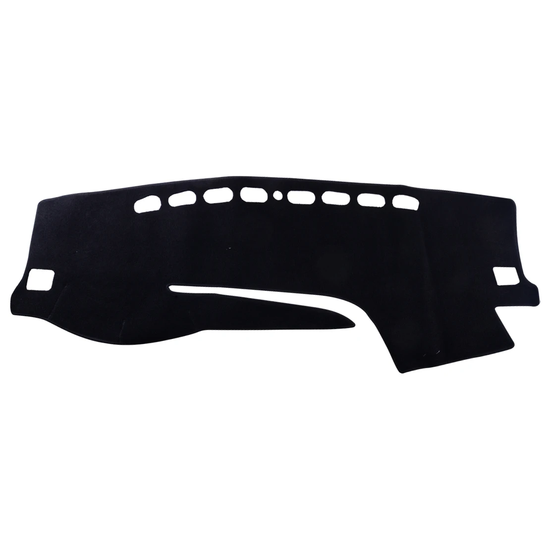 

Коврик LHD для передней панели автомобиля, нескользящий чехол от солнца для Toyota Highlander 2015, 2016, 2017, 2018, черный полиэстер