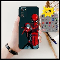 marvel spiderman with gifts for xiaomi redmi note 10s 10 9t 9s 9 8t 8 7s 7 6 5a 5 pro max soft black phone case cellphones %d1%87%d0%b5%d1%85%d0%be%d0%bb
